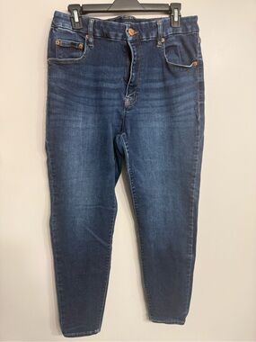 Aeropostale Dark Blue Denim High-Rise Curvy Jeans